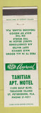 Matchbook Cover - Tahitian Apartment Motel St Petersburg FL