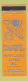 Matchbook Cover - New Castle Bowling