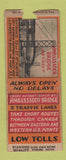 Matchbook Cover - Ambassador Bridge Detroit MI Canada DQ WORN BOBTAIL
