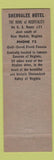 Matchbook Cover - Shenvalee Hotel New Market VA
