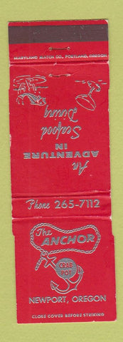 Matchbook Cover - The Anchor Newport OR