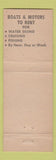 Matchbook Cover - Redmond Motel Coeur D Alene ID girlie