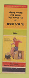 Matchbook Cover - TD's Bar Fort Myers FL pinup
