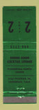 Matchbook Cover - 2 Plus 2 Restaurant Camarillo CA