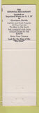 Matchbook Cover - Seminole Restaurant Clewiston FL
