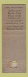 Matchbook Cover - Joy Young Chinese Restuarant Birmingham AL WORN