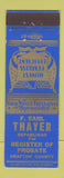 Matchbook Cover - F Earl Thayer Register of Probate Grafton County