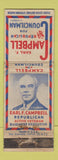 Matchbook Cover - Earl F Campbell Republican Councilman election WORN