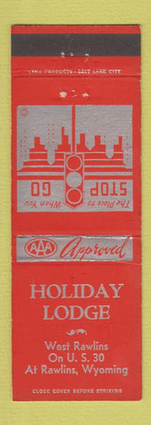Matchbook Cover - Holiday Lodge Rawlins WY