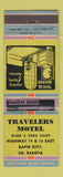 Matchbook Cover - Travelers Motel Rapid City SD WEAR