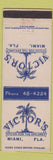 Matchbook Cover - Victor's Restaurant Miami FL