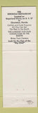 Matchbook Cover - Seminole Restaurant Clewiston FL