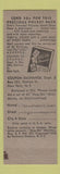 Matchbook Cover - Hoffman Studios Dog Cartoon pinup