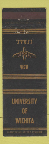 Matchbook Cover - University of Wichita KS 85th CTDAC WEAR