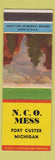 Matchbook Cover - NCO Mess Fort Custer MI