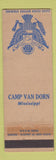 Matchbook Cover - Camp Van Dorn MS WEAR