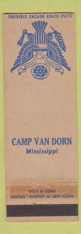Matchbook Cover - Camp Van Dorn MS WEAR