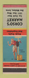 Matchbook Cover - Corso's Market Des Moines IA pinup