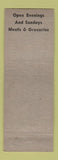Matchbook Cover - Corso's Market Des Moines IA pinup