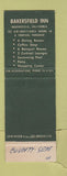 Matchbook Cover - Bakersfield Inn CA Full Length