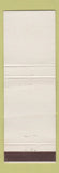 Matchbook Cover - Miller Bros Seafood Baltimore MD WORN Full Length
