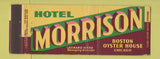 Matchbook Cover - Hotel Morrison Chicago IL Full Length