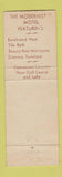 Matchbook Cover - Hawthorne Motel Galesburg IL Full Length
