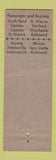 Matchbook Cover - ABC Coach Lines Bus Fort Wayne IN Full Length