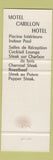 Matchbook Cover - Motel Carillon Hotel Laurier QC Full Length