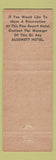Matchbook Cover - Holiday Hotel Fort Lauderdale FL Full Length