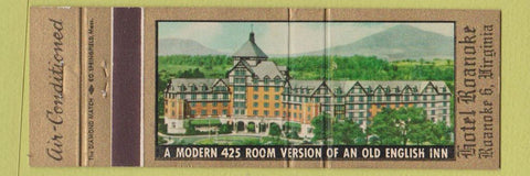 Matchbook Cover - Hotel Roanoke VA  Full Length