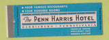 Matchbook Cover - Penn Harris Hotel Harrisburg PA Full Length