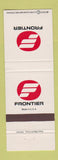 Matchbook Cover - Frontier Airlines