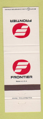 Matchbook Cover - Frontier Airlines