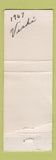 Matchbook Cover - Tamarack Country Club Shiloh O'Fallon IL WORN