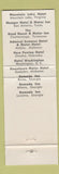 Matchbook Cover - Gal Tex Hotel Corp WEAR