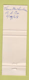 Matchbook Cover - Las Columnas Marriott Dallas TX