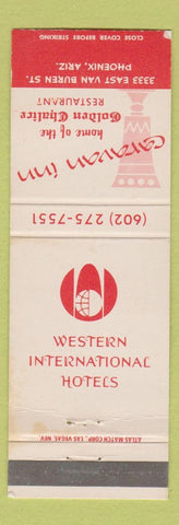 Matchbook Cover - Caravan Inn Phoenix AZ WEAR