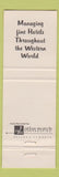 Matchbook Cover - Caravan Inn Phoenix AZ WEAR