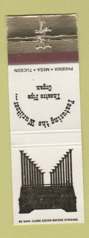 Matchbook Cover - Organ Stop Pizza Phoenix Mesa Tucson AZ