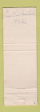 Matchbook Cover - Vandenberg Shell oil gas Holland MI WORN
