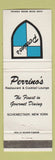 Matchbook Cover - Perrino's Restaurant Schenectady NY WEAR