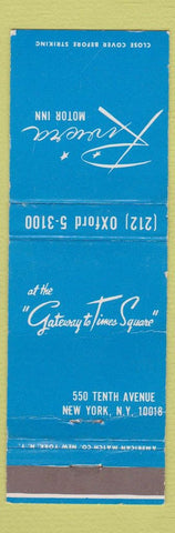 Matchbook Cover - Riviera Motor Inn New York City WEAR