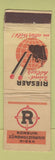 Matchbook Cover - Konsum Zundholfzfabrik Riesa Aller Wela German WORN