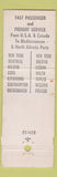 Matchbook Cover - Creek Line Cruises? WEAR