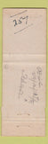 Matchbook Cover - P&O Shipping UK Australia Bryant and May WEAR