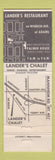 Matchbook Cover - Landers Chalet Restaurant Elk Grove Village IL