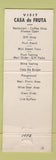 Matchbook Cover - Casa De Fruta Hollister CA