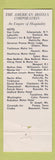Matchbook Cover - Hotel Van Curler Schenectady NY WEAR