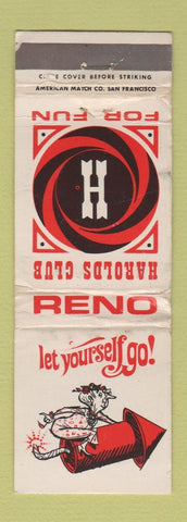 Matchbook Cover - Harolds Club Reno NV Casino WEAR